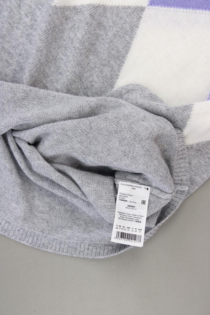 olsen Feinstrickpullover Gr. 48 neu mit Etikett lila aus Polyester