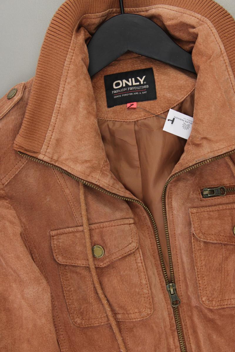 Only Lederjacke Gr. 38 braun