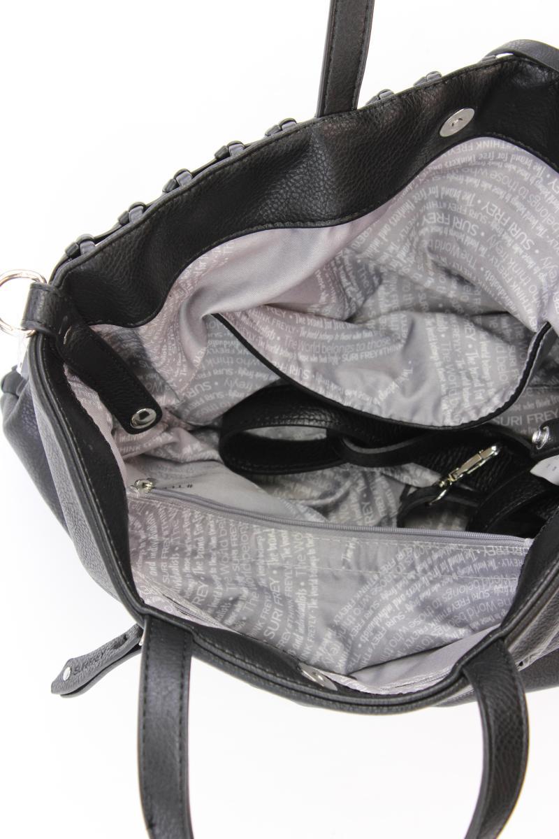 Suri Frey Henkeltasche neuwertig schwarz aus Polyurethan