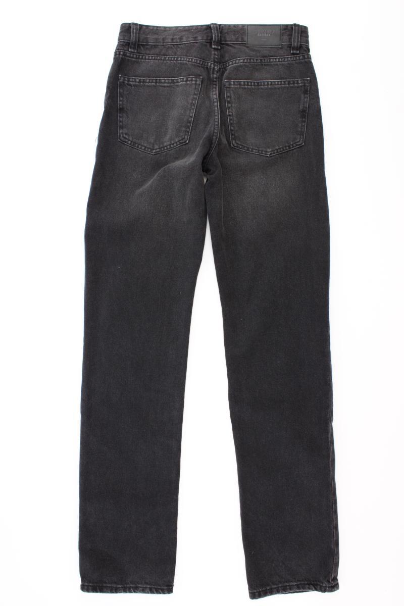 Bershka Straight Jeans Gr. 32 grau aus Baumwolle