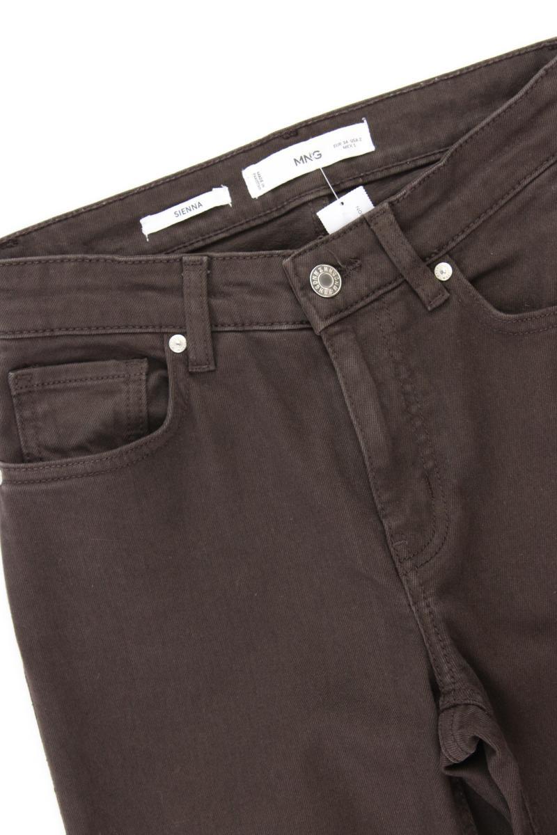 Mango Mom Jeans Gr. 34 Modell Sienna braun