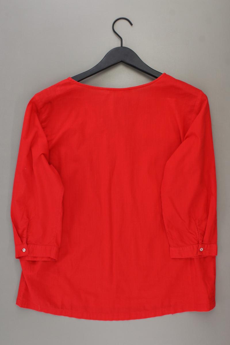 Esprit Oversize-Bluse Gr. 36 neuwertig 3/4 Ärmel rot aus Baumwolle