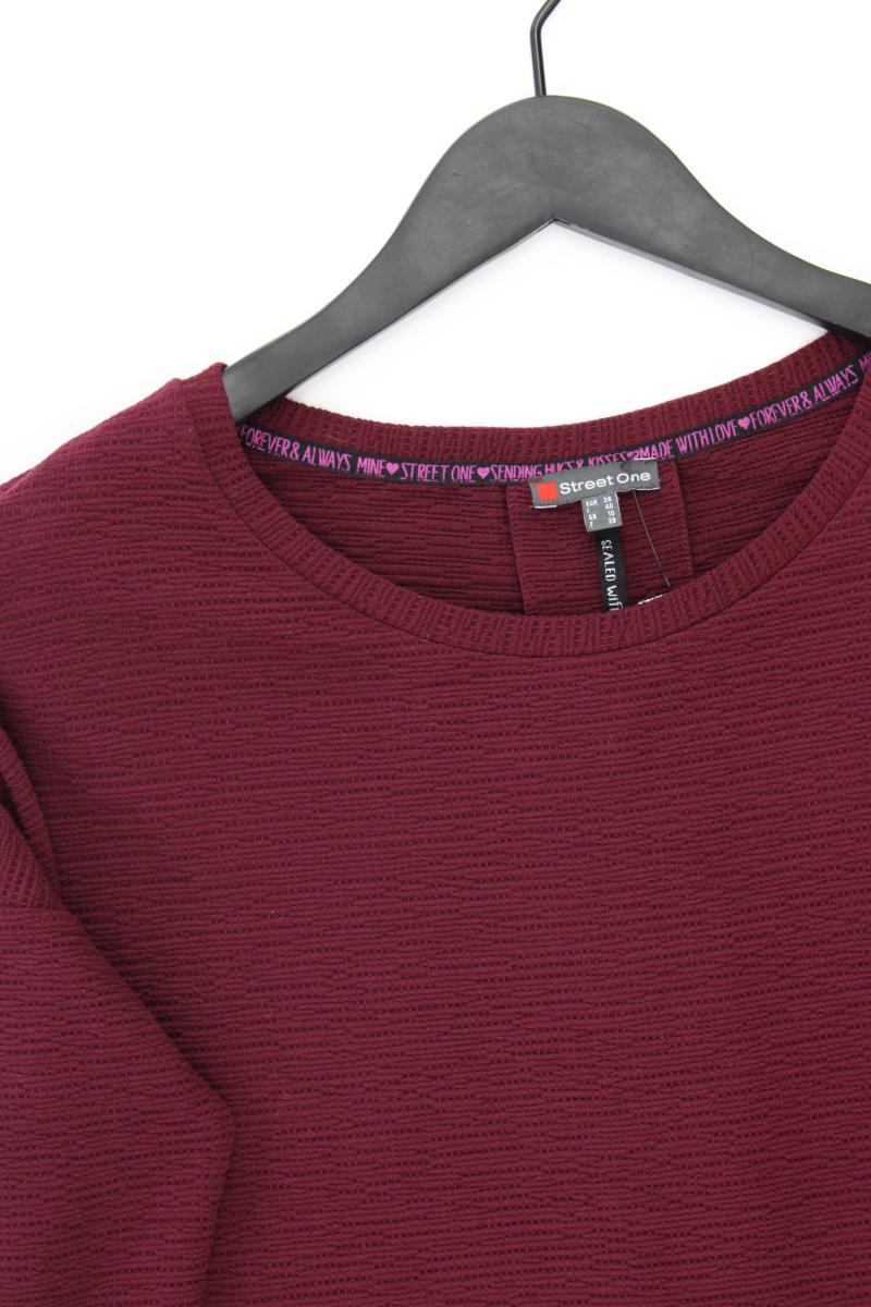 Street One Oversize-Shirt Gr. 36 3/4 Ärmel lila aus Viskose