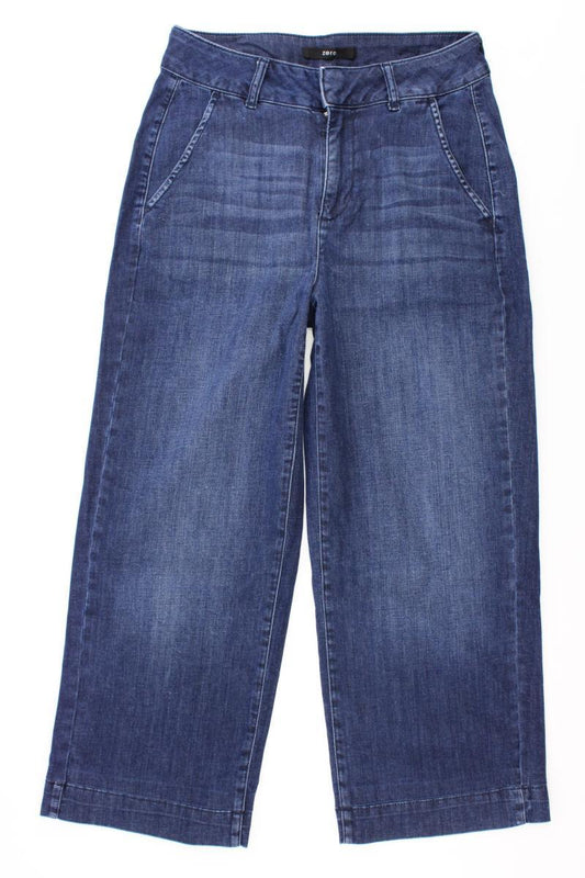 Zero 7/8 Jeans Gr. 36 blau aus Baumwolle