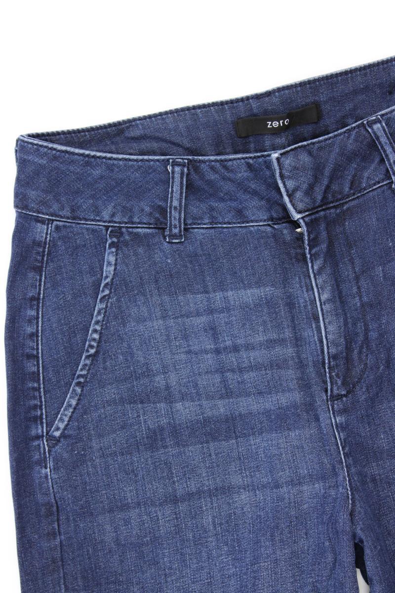 Zero 7/8 Jeans Gr. 36 blau aus Baumwolle