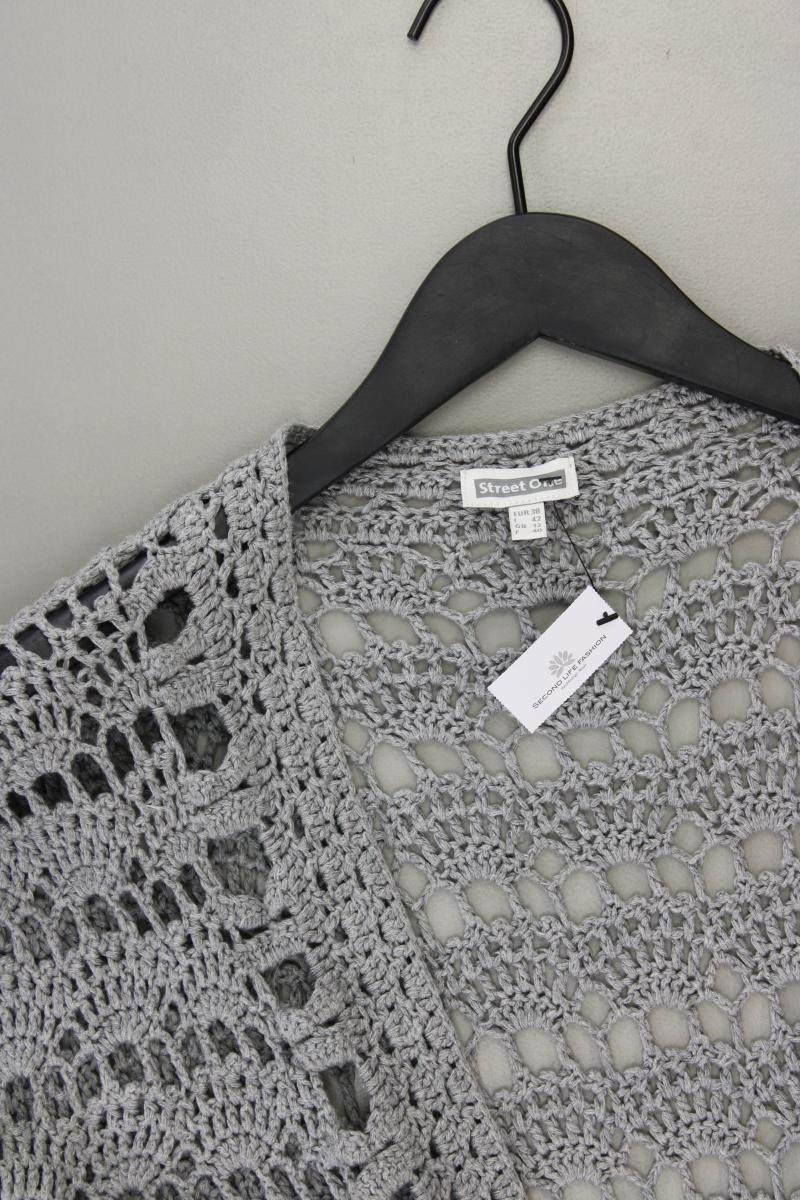 Street One Classic Cardigan Gr. 38 neuwertig Kurzarm grau