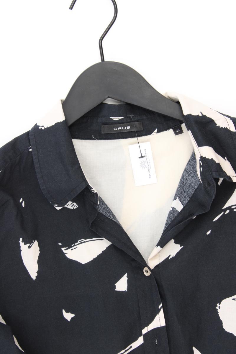 Opus Bluse Modell Fenlo Gr. 36 Langarm schwarz aus Baumwolle