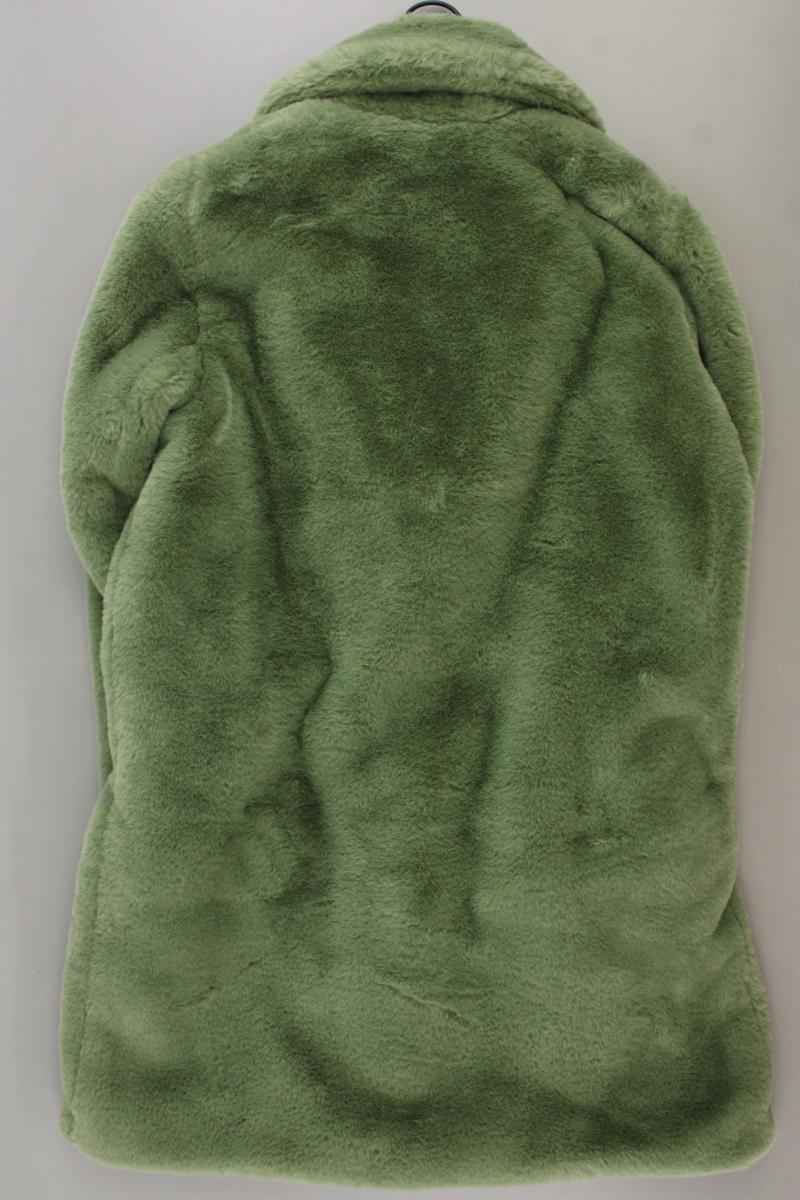 Tom Tailor Kunstfellmantel Gr. S neuwertig grün aus Polyester