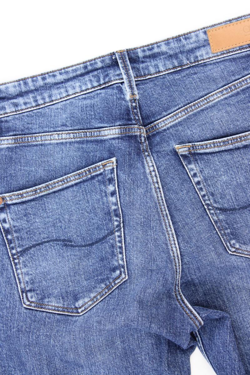 QS by s.Oliver Straight Jeans Gr. 34 blau aus Baumwolle