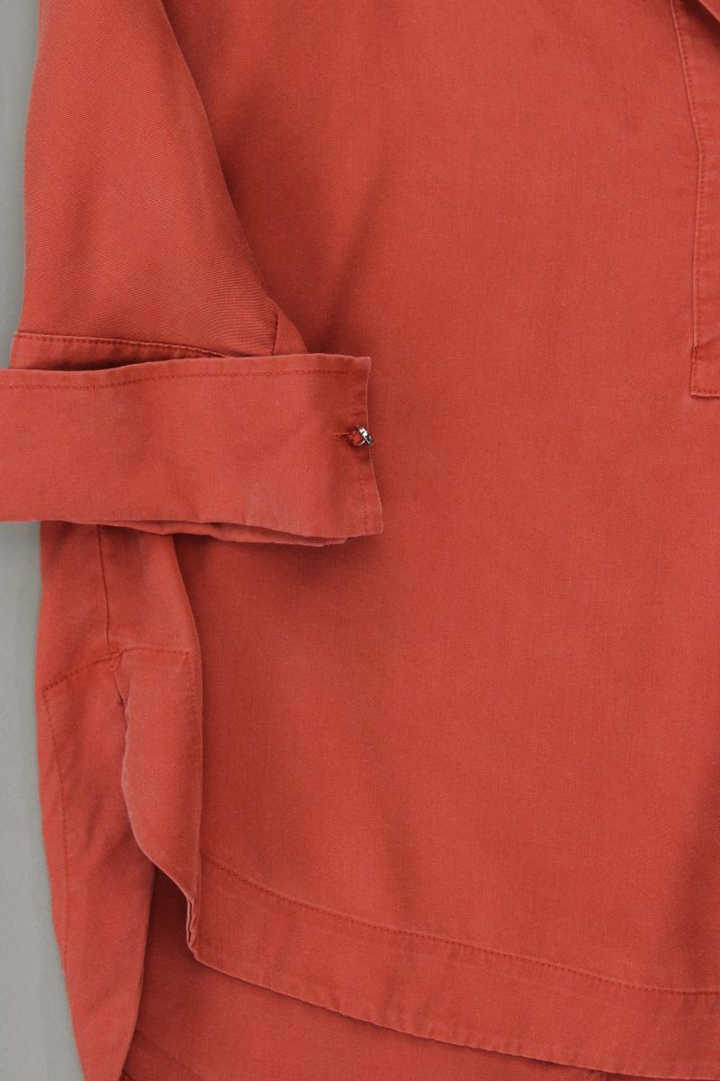 comma, Classic Bluse Gr. 36 3/4 Ärmel orange aus Lyocell