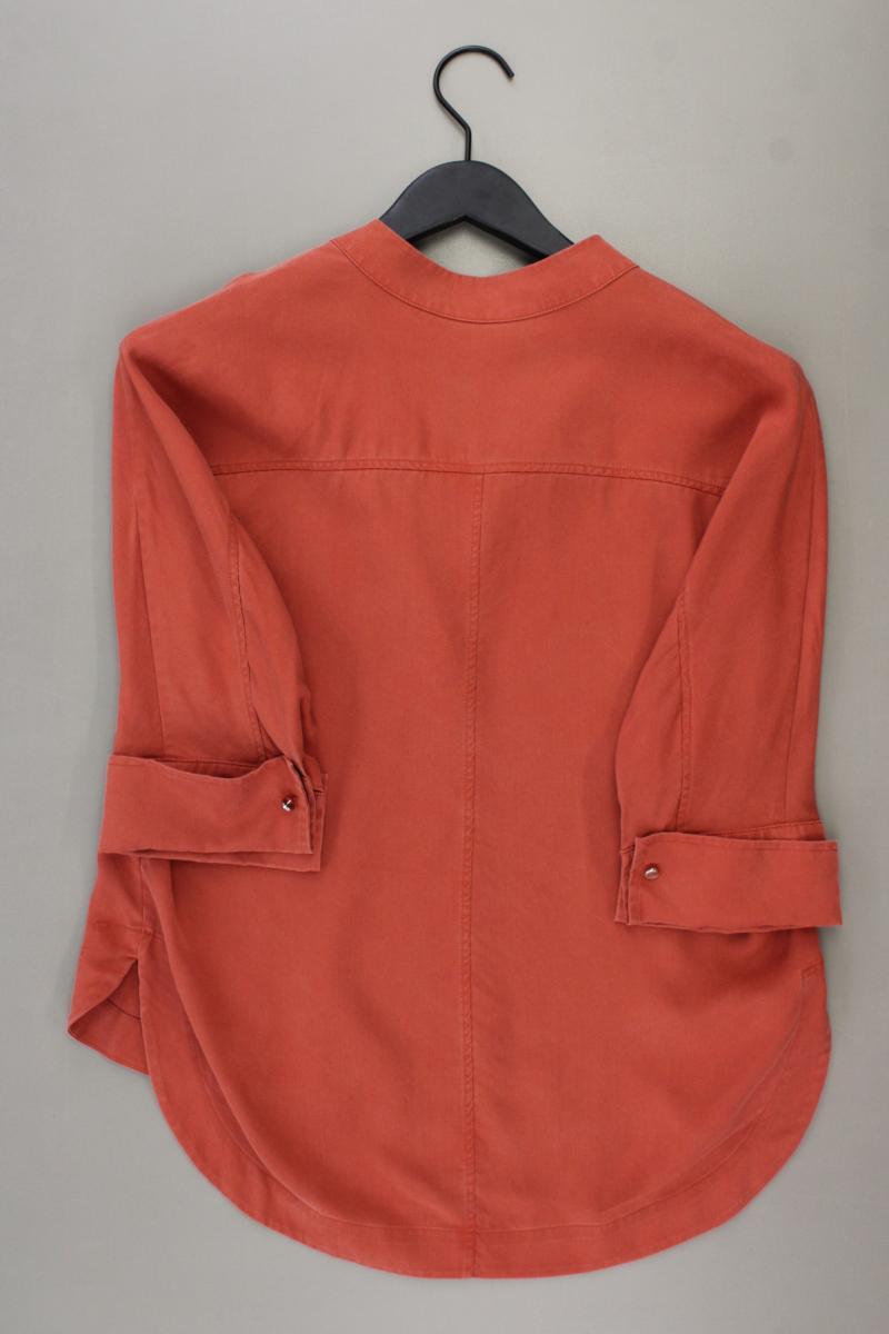 comma, Classic Bluse Gr. 36 3/4 Ärmel orange aus Lyocell