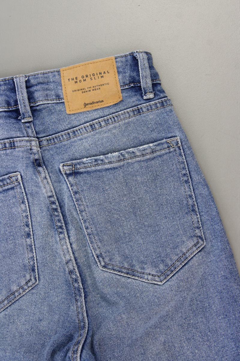 Stradivarius 7/8 Jeans Gr. 34 blau