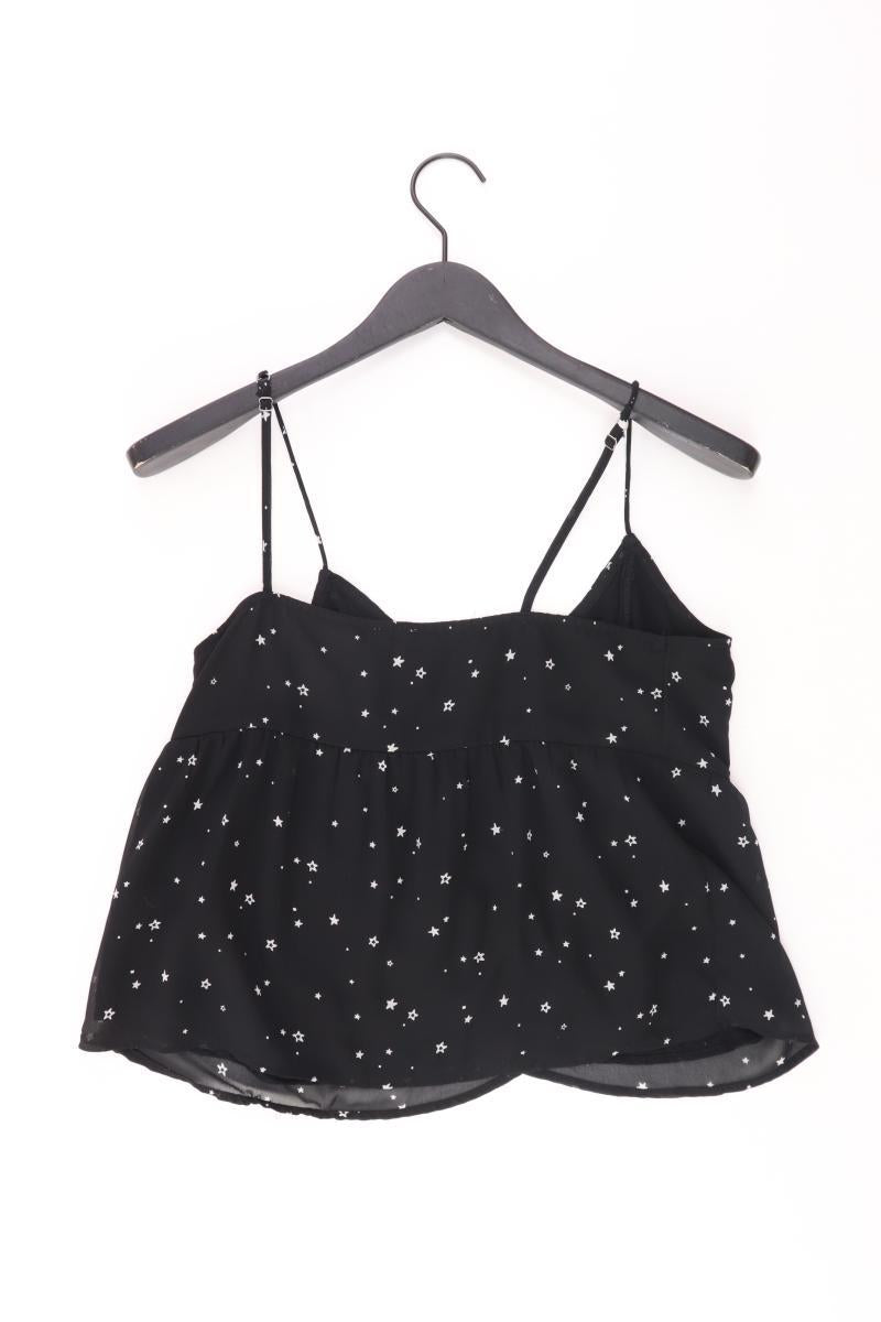 Hollister Top mit Sternchenmuster Gr. S schwarz aus Polyester
