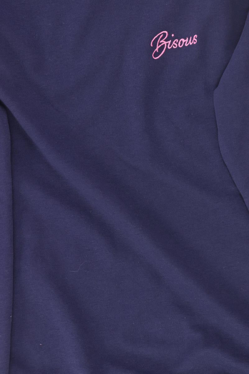 Vivance Langarmpullover Gr. 40/42 blau aus Baumwolle
