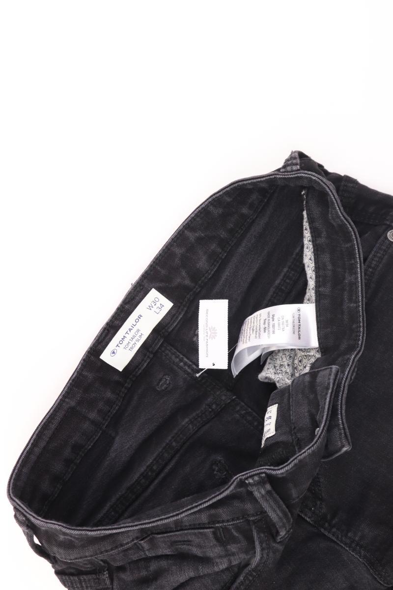 Tom Tailor Skinny Jeans Gr. W30/L34 schwarz aus Baumwolle