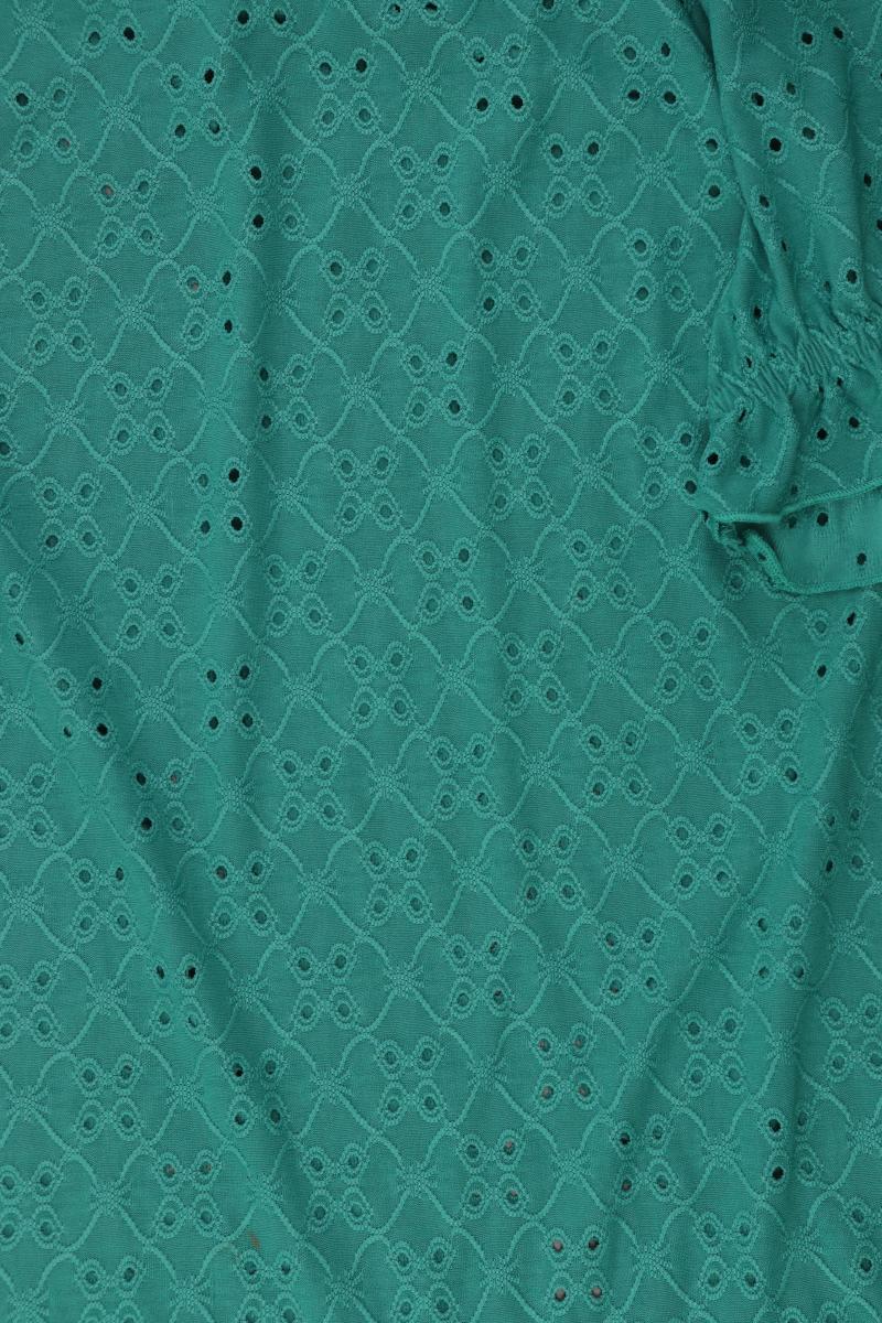 Vila T-Shirt Gr. L mit Blumenmuster Kurzarm grün aus Polyester