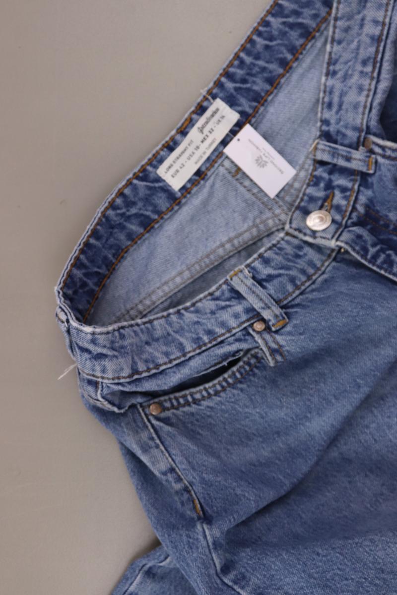 Stradivarius Baggy Jeans Gr. 42 blau