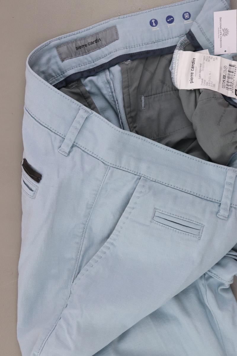 Pierre Cardin Chinohose Gr. W34/L34 blau aus Baumwolle
