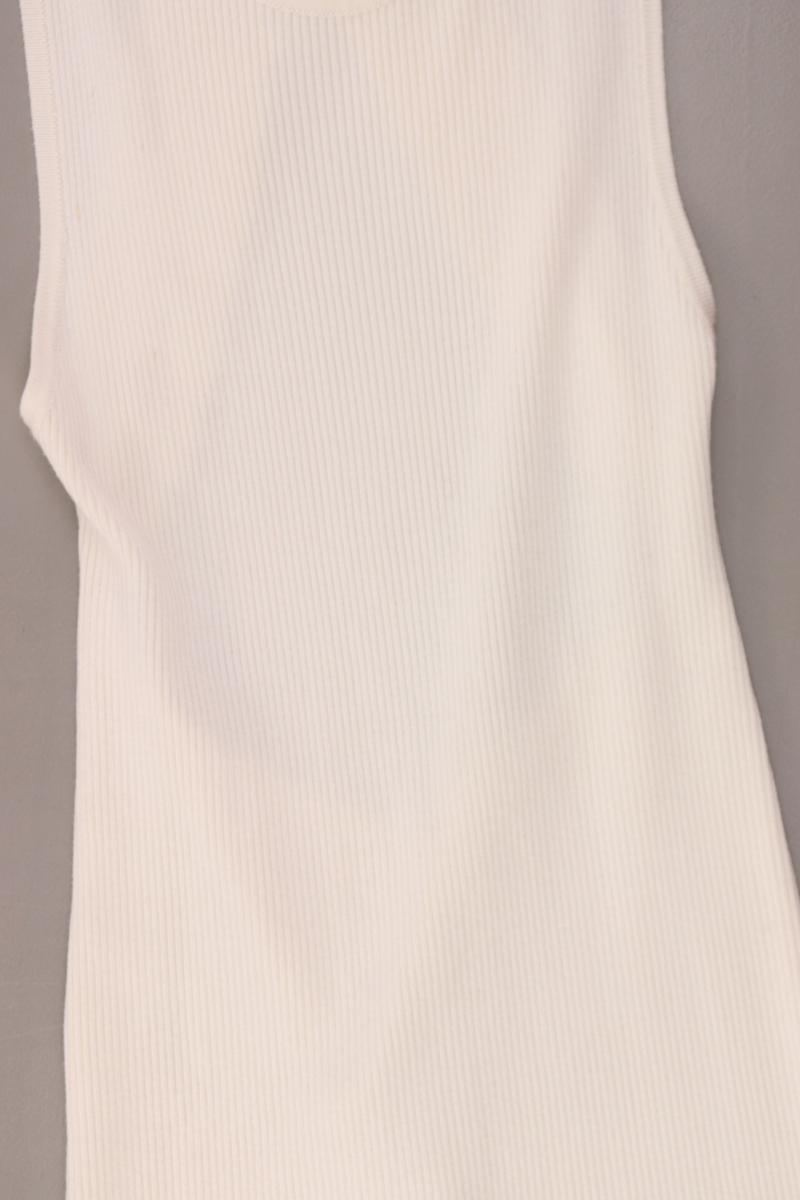 Mango Schlauchkleid Gr. L Ärmellos creme aus Viskose