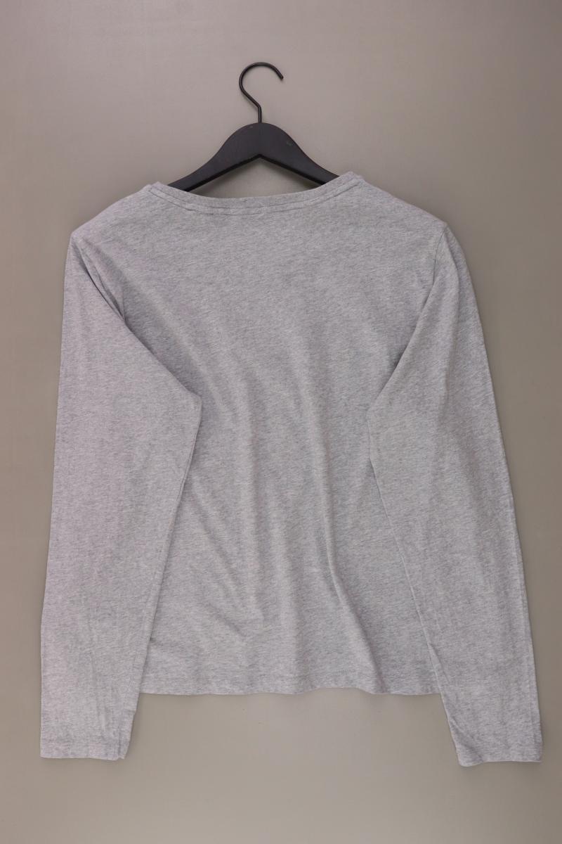 Gant Longsleeve-Shirt für Herren Gr. XXXL Langarm grau aus Baumwolle