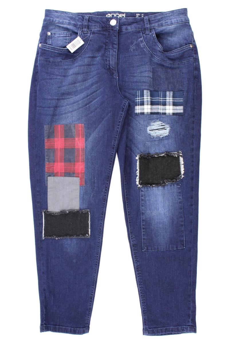 angel of style Skinny Jeans Gr. 44 blau aus Baumwolle