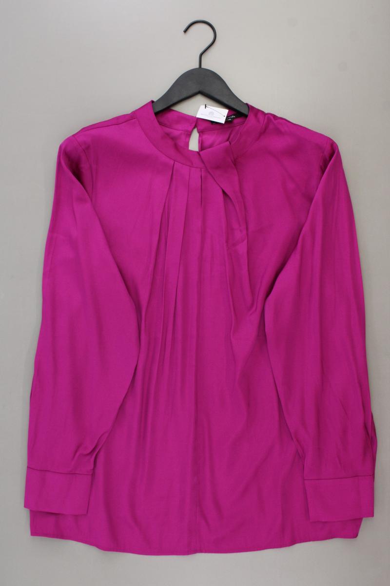 comma, Langarmbluse Gr. 46 neuwertig lila aus Polyester