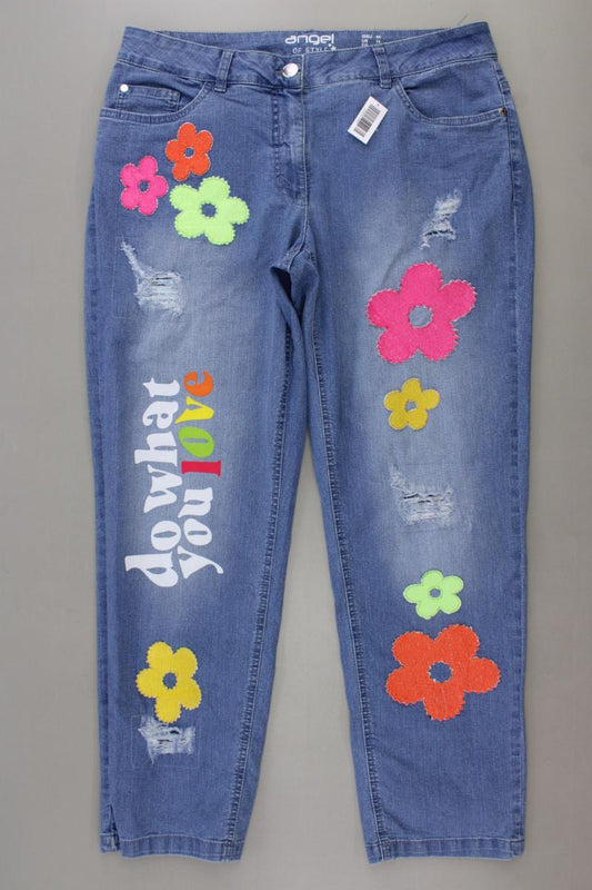 angel of style Skinny Jeans Gr. 44 blau aus Baumwolle