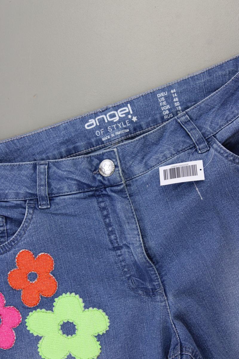 angel of style Skinny Jeans Gr. 44 blau aus Baumwolle