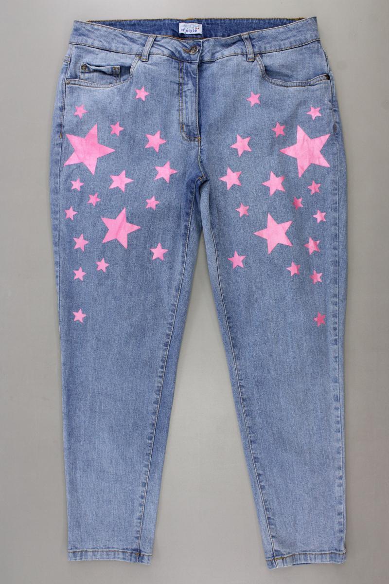 angel of style Skinny Jeans Gr. 44 blau aus Baumwolle