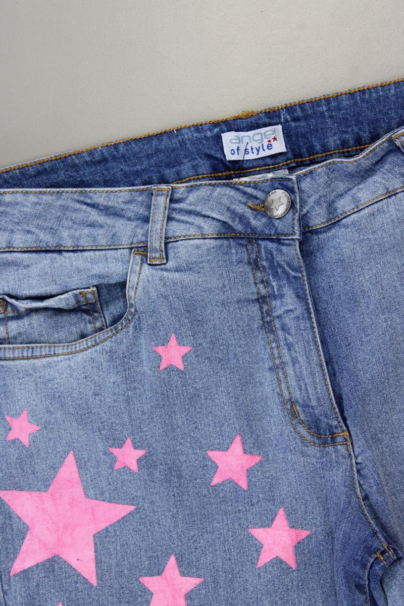 angel of style Skinny Jeans Gr. 44 blau aus Baumwolle