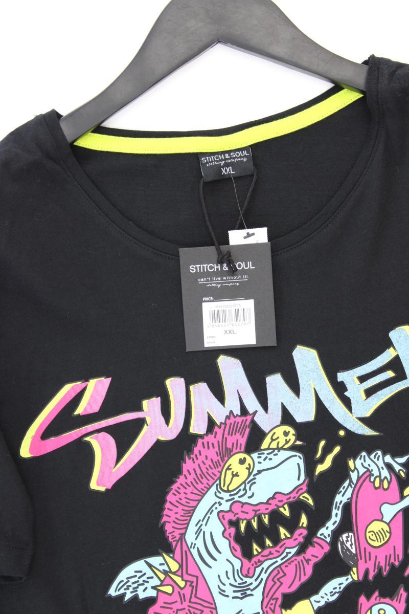 Second Hand Outfit Größe XXL mit Stich & Soul Printshirt in Gr. XXL