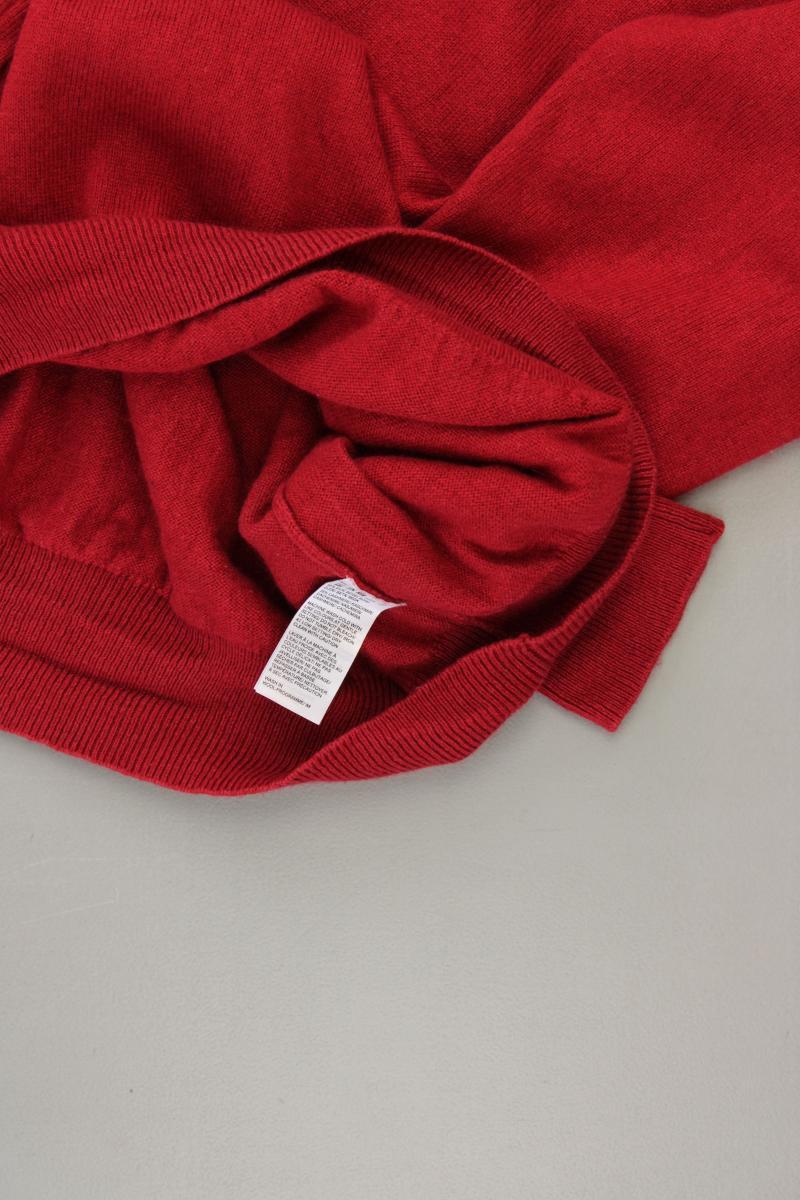 Dunmore Langarmpullover für Herren Gr. 56 rot aus Seide