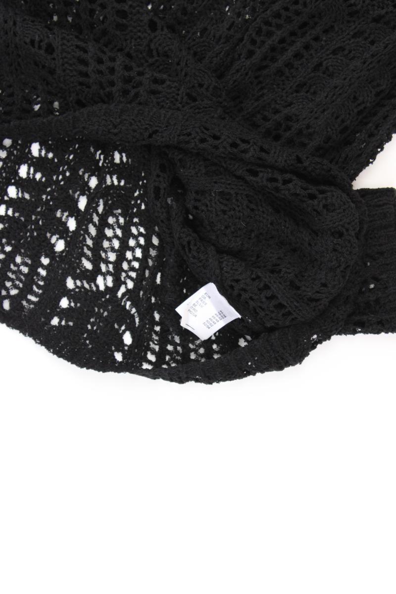 s.Oliver Langarmpullover Gr. 44/46 schwarz aus Polyacryl