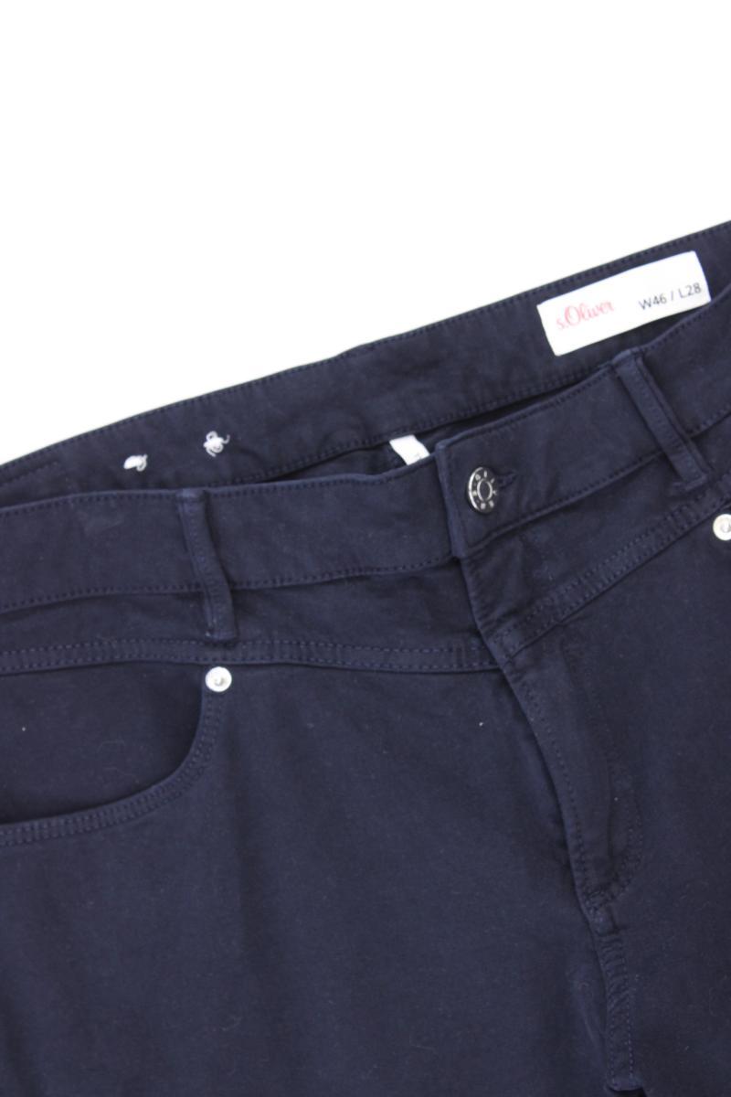 s.Oliver Hose Gr. 46/L28 blau aus Baumwolle