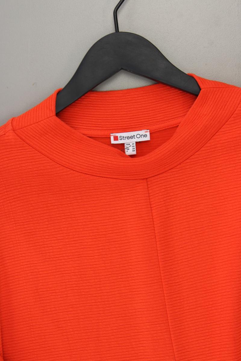 Street One Feinstrickpullover Gr. 46 orange aus Viskose