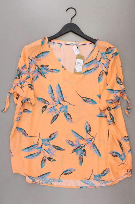 Cecil Kurzarmbluse Gr. XXL neu mit Etikett Neupreis: 35,99€! orange aus Viskose
