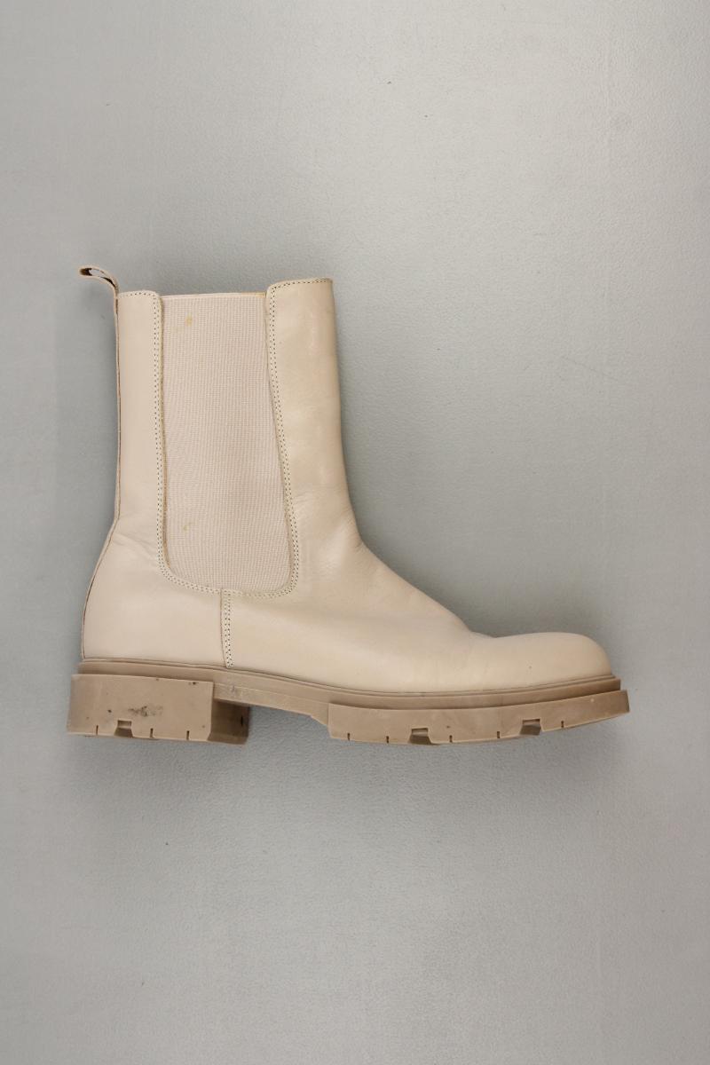 COX Stiefeletten Gr. 39 creme aus Leder