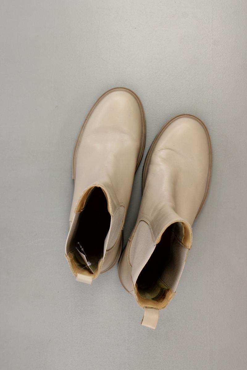 COX Stiefeletten Gr. 39 creme aus Leder