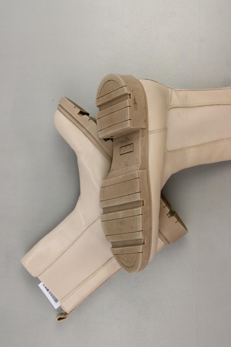 COX Stiefeletten Gr. 39 creme aus Leder