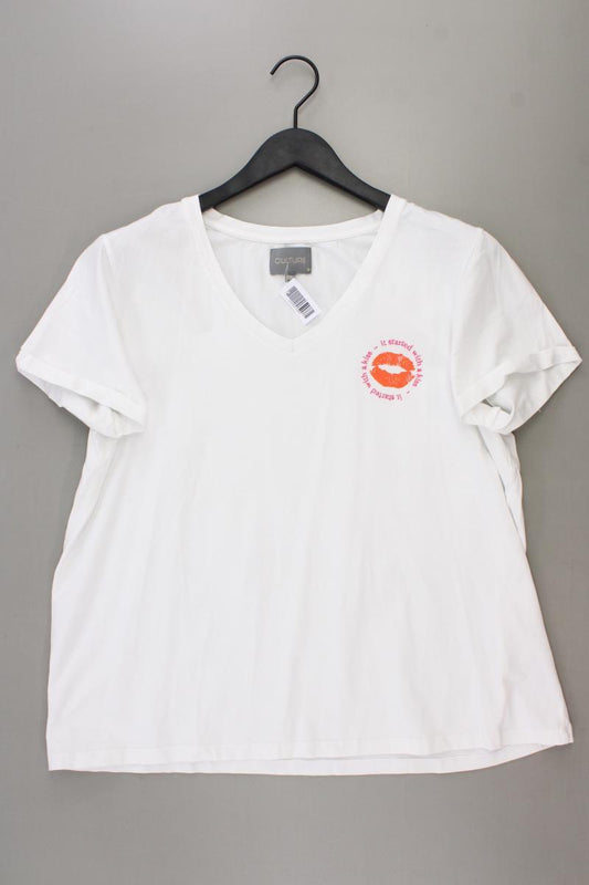 Culture T-Shirt Gr. XXL Kurzarm weiß aus Baumwolle