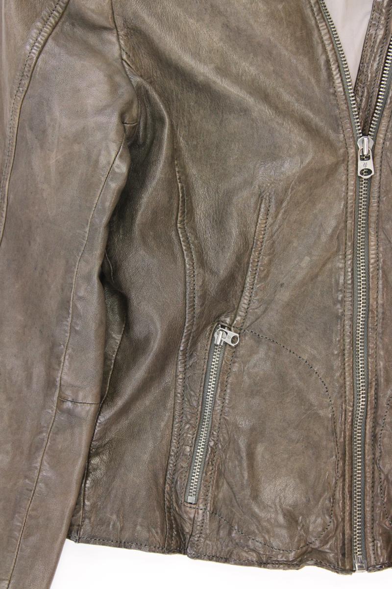 Marc O'Polo Lederjacke Gr. 34 braun