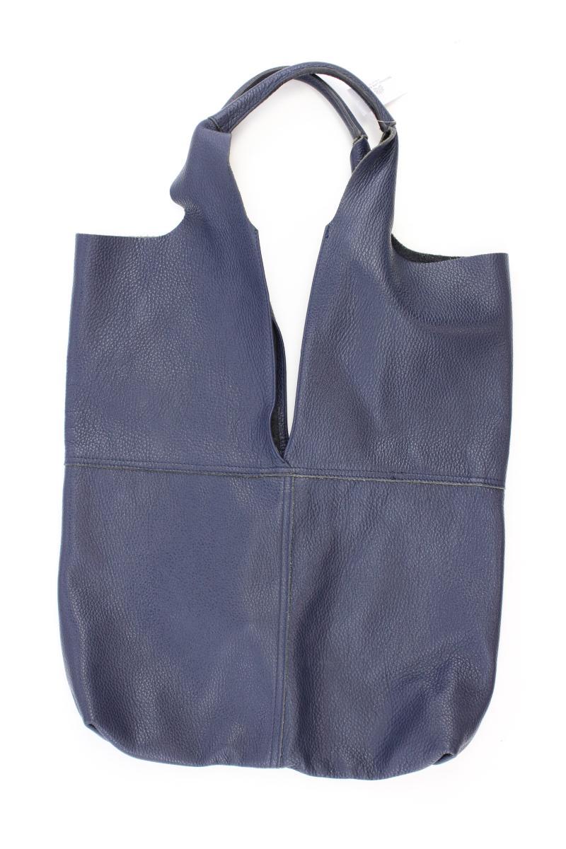 cromia Schultertasche blau aus Leder