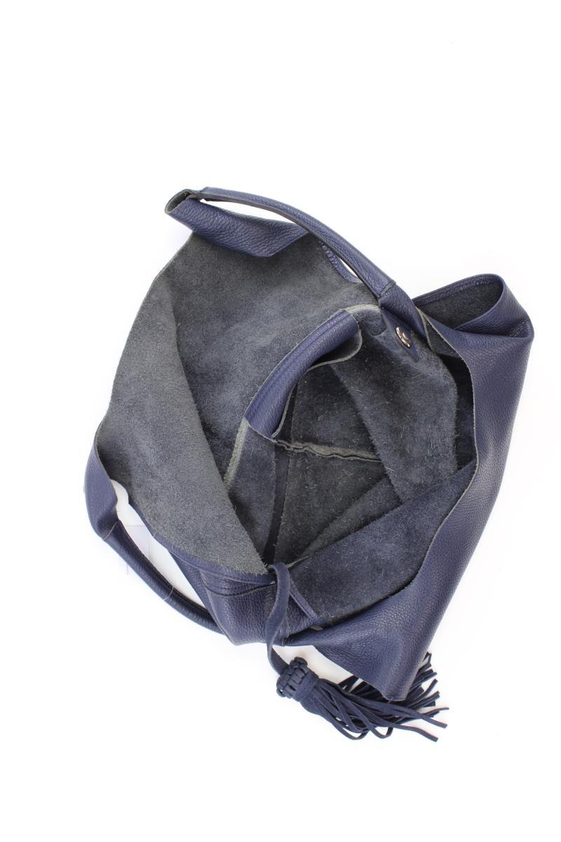 cromia Schultertasche blau aus Leder