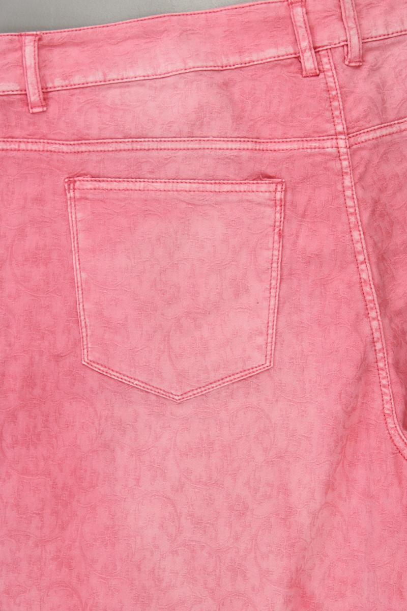 sheego Five-Pocket-Hose Gr. 46 pink aus Baumwolle