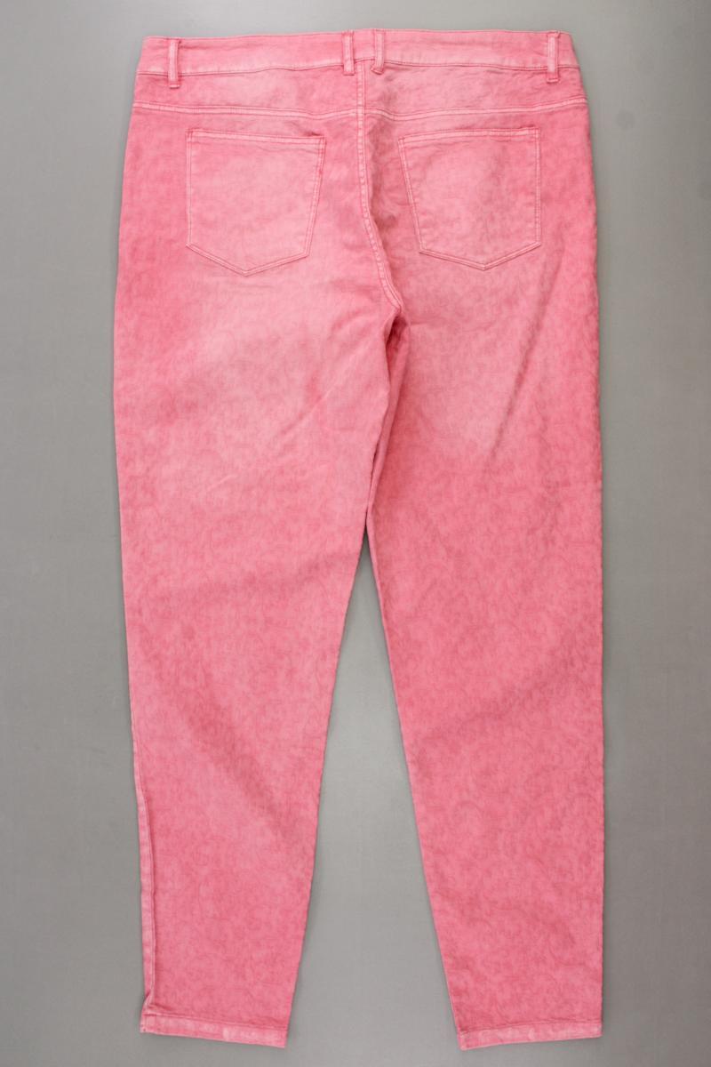 sheego Five-Pocket-Hose Gr. 46 pink aus Baumwolle