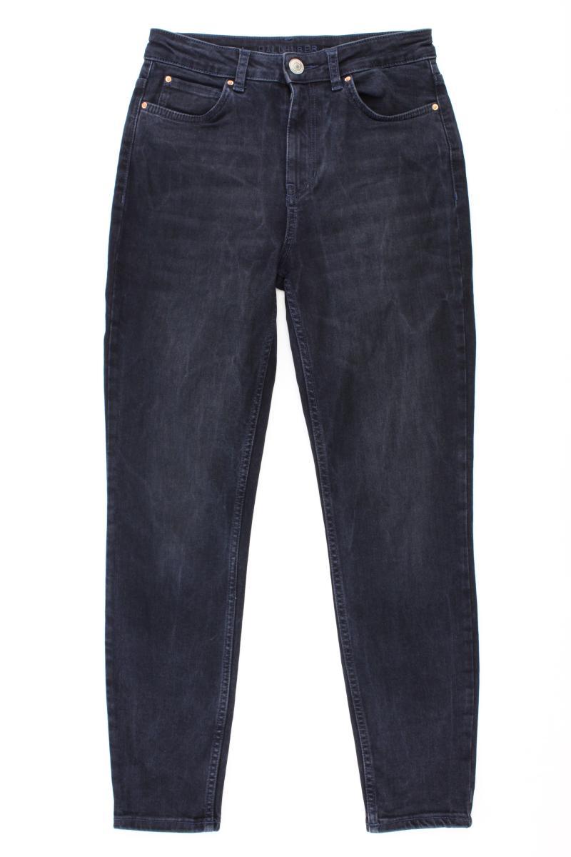 Hallhuber Skinny Jeans Gr. 36 blau aus Baumwolle