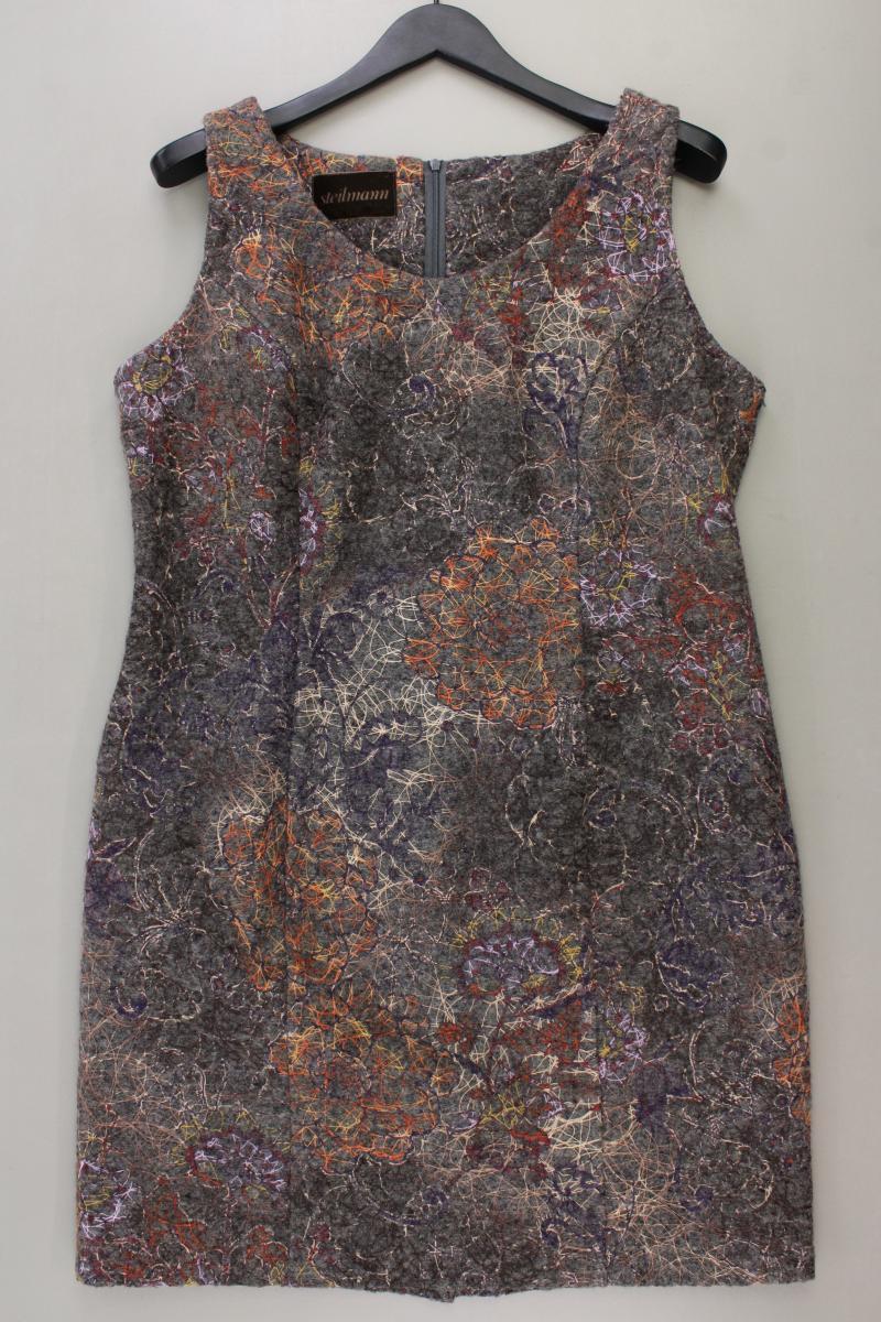 Steilmann Wollkleid Gr. 46 Ärmellos mehrfarbig