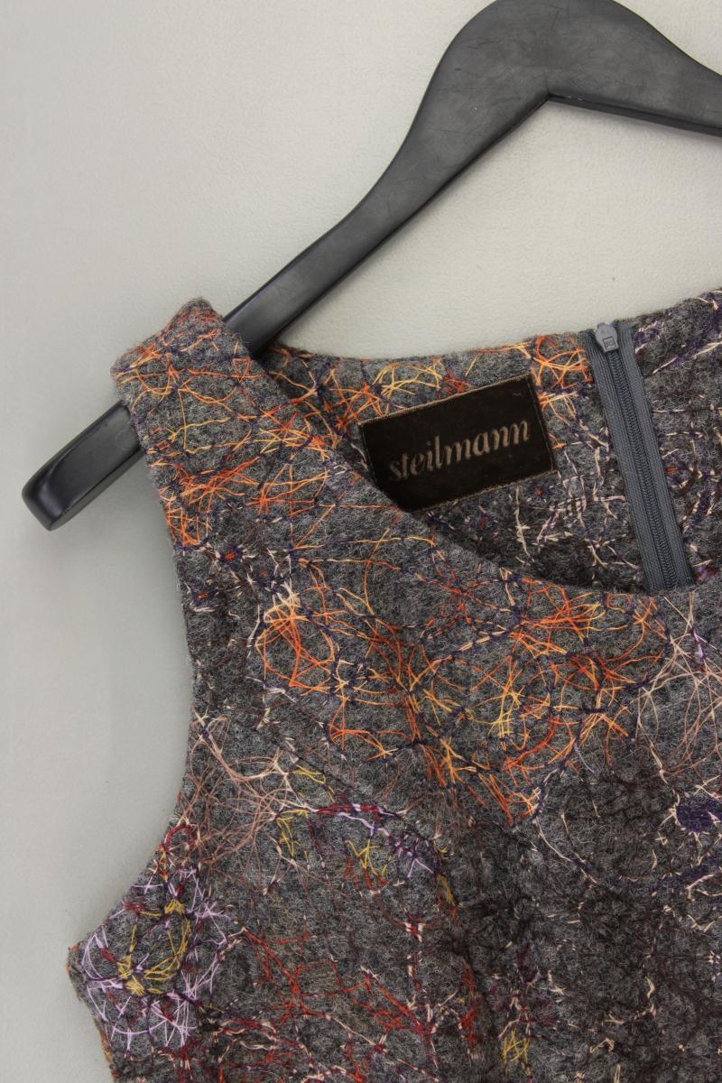 Steilmann Wollkleid Gr. 46 Ärmellos mehrfarbig