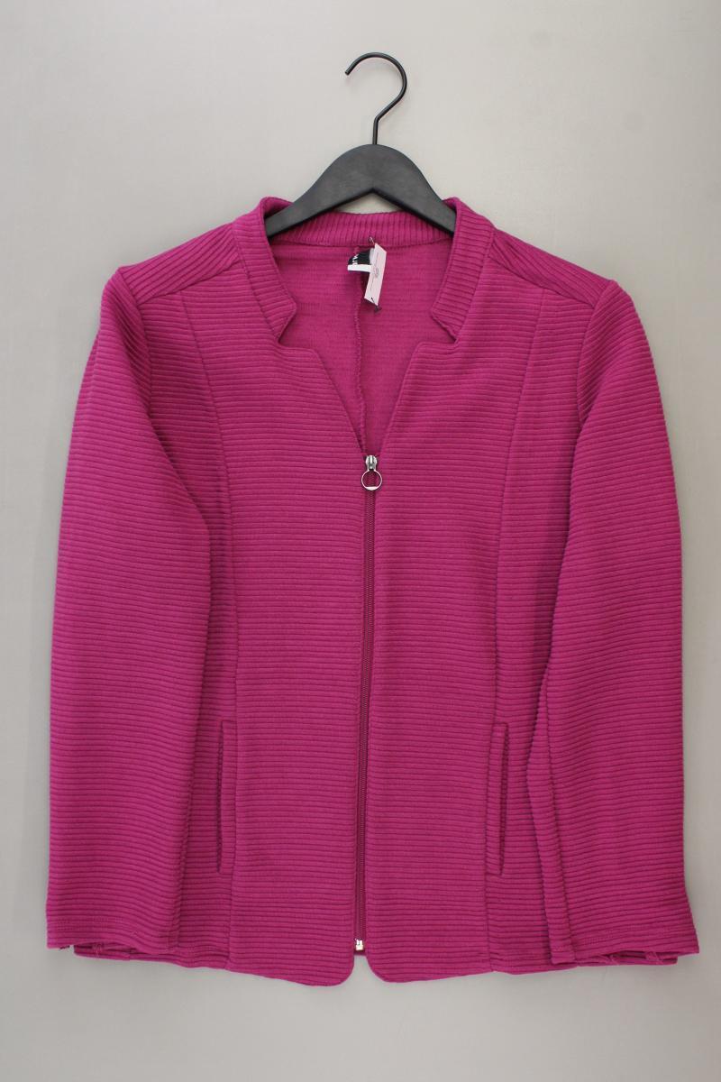 Helena Vera Strickjacke Gr. 44 Langarm pink aus Polyester