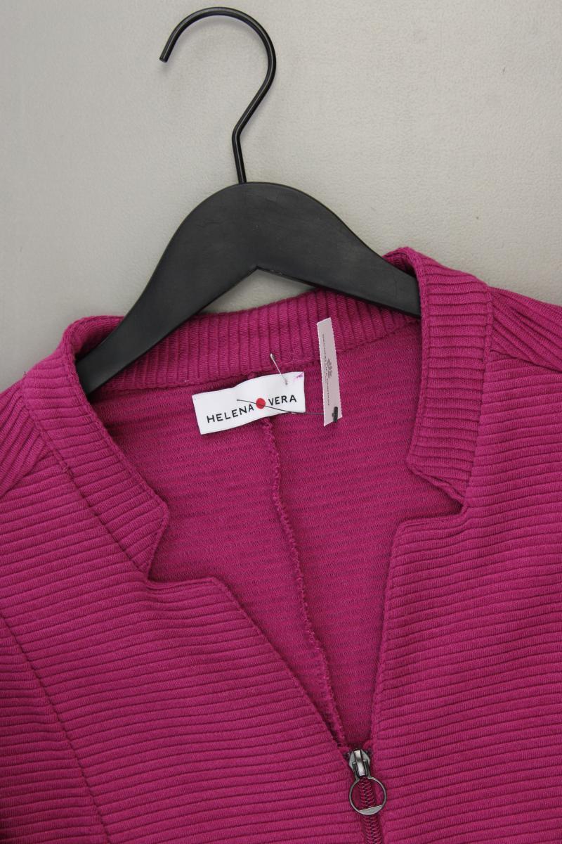 Helena Vera Strickjacke Gr. 44 Langarm pink aus Polyester